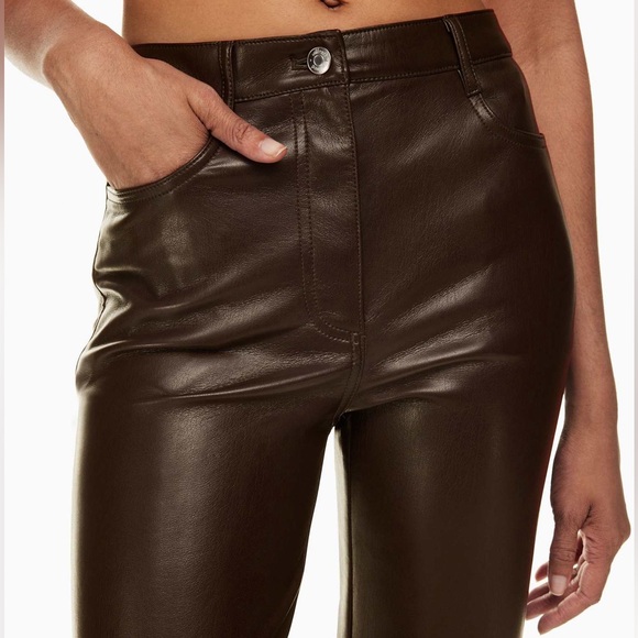 Wilfred Brown Straight Leg Pants - Picture 3 of 15